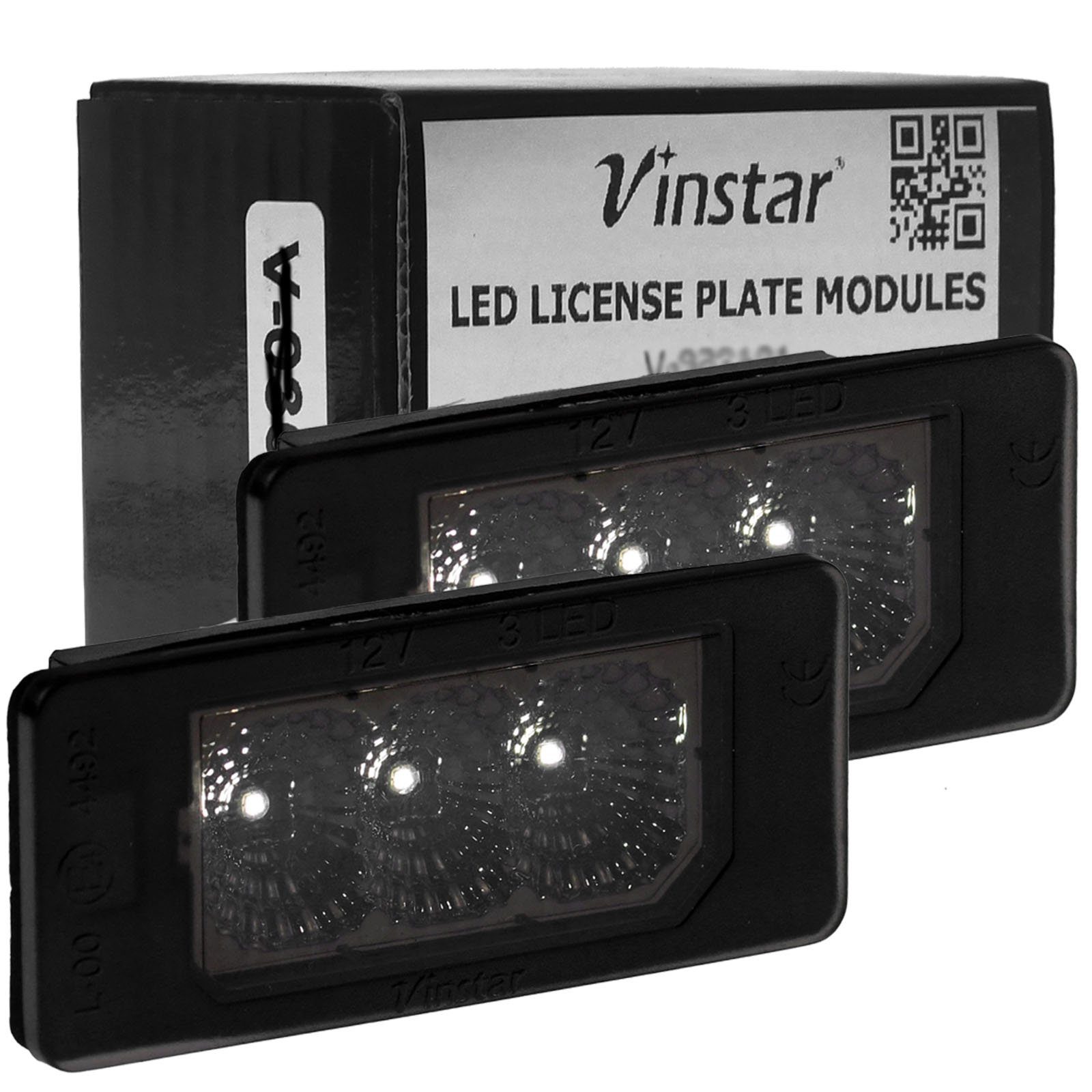 Vinstar KFZ-Ersatzleuchte LED Kennzeichenbeleuchtung E-geprüft für