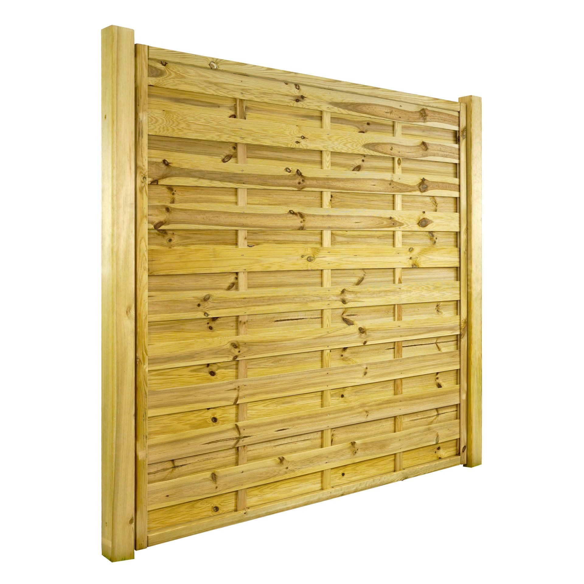 GartenLand Zaun Dichtzaun Vario gerade 180x180 cm Kiefernholz – Kesseldruckimprägniert, (Set, Ohne Pfosten, 180x180 cm), gerade, Kiefer