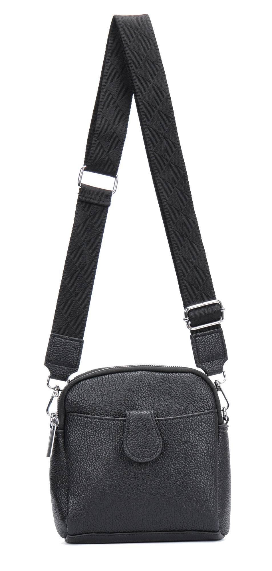 ITALYSHOP24 Schultertasche Damen Tasche Minibag Umhängetasche Geldbörse Han günstig online kaufen