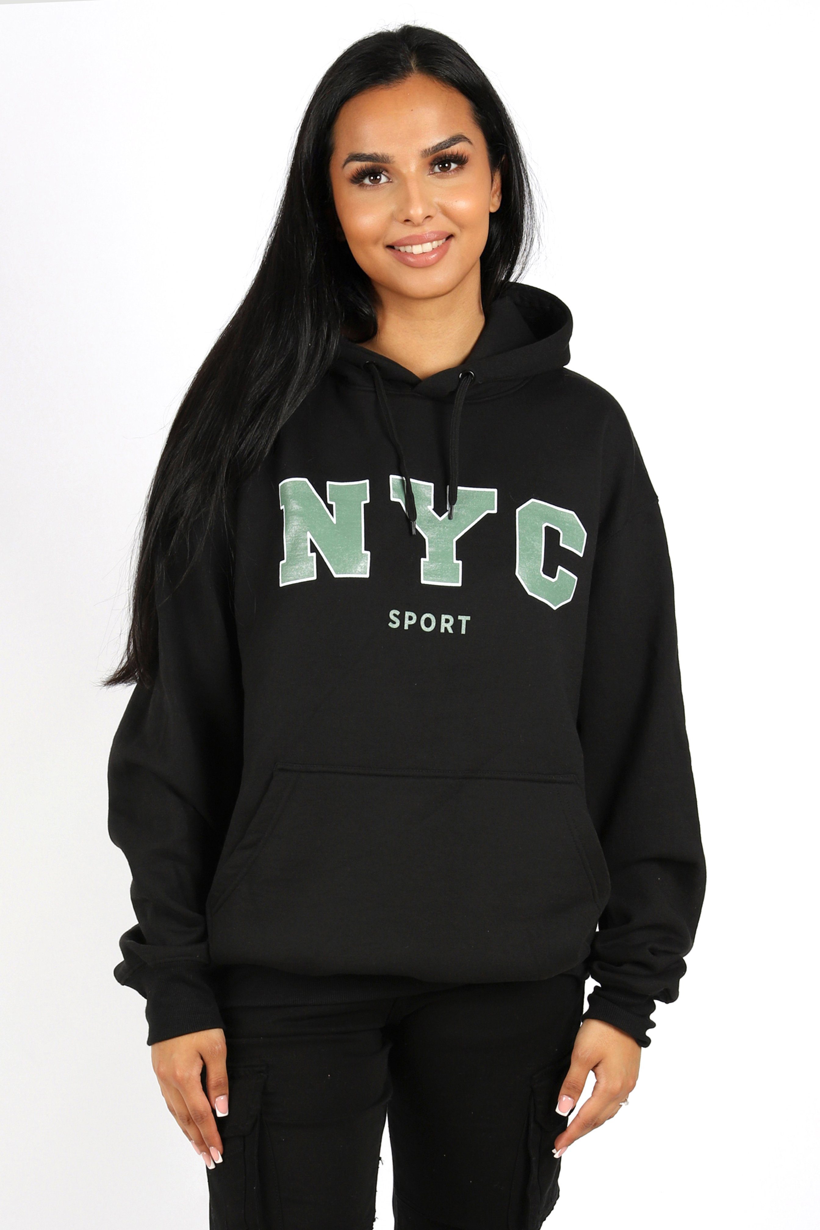 Worldclassca Hoodie Worldclassca Oversized NYC Sport Hoodie Print Kapuzenpu günstig online kaufen