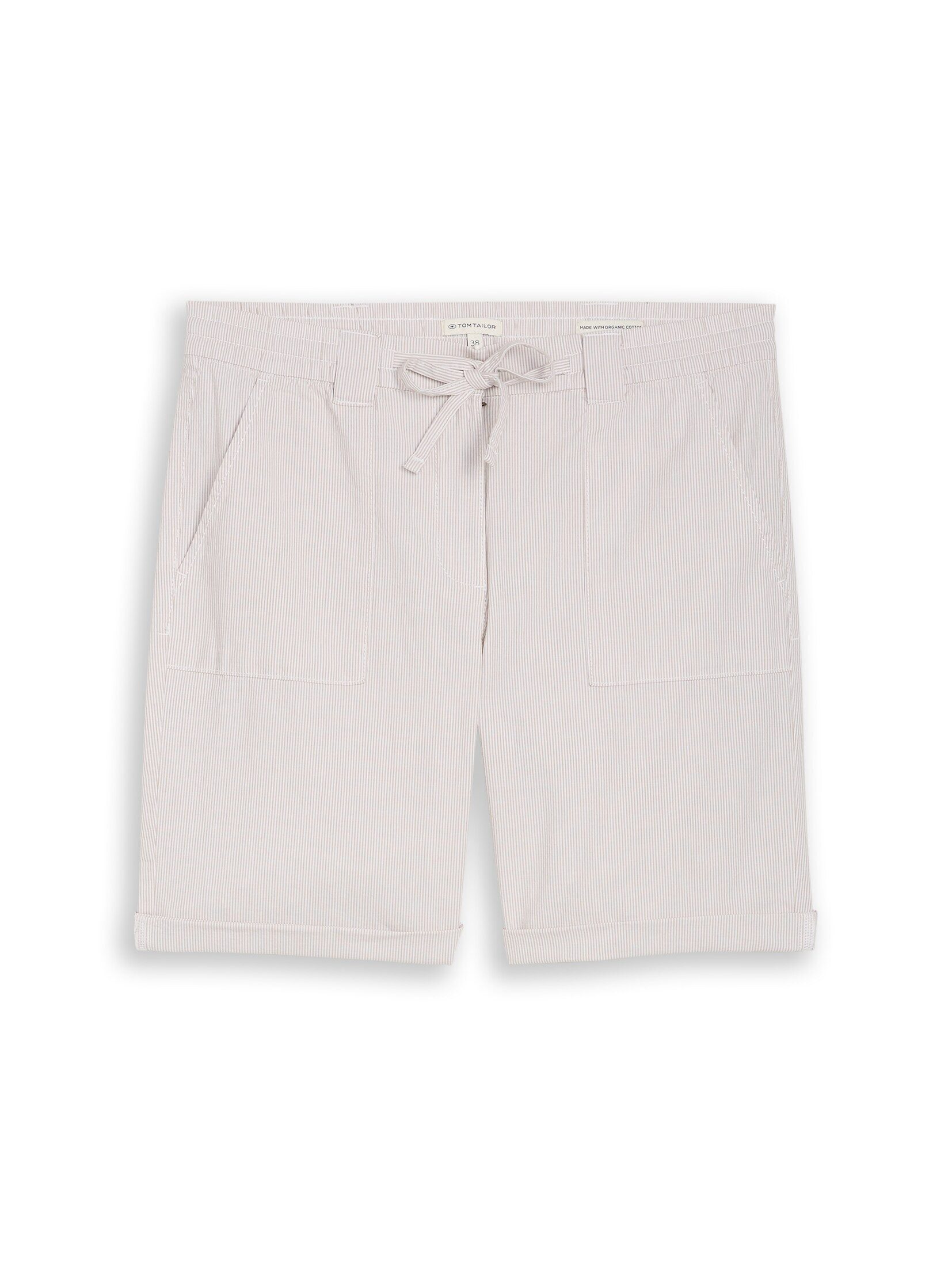 TOM TAILOR Bermudas Hosen & Chino Chino Bermuda Shorts mit Kordelzug