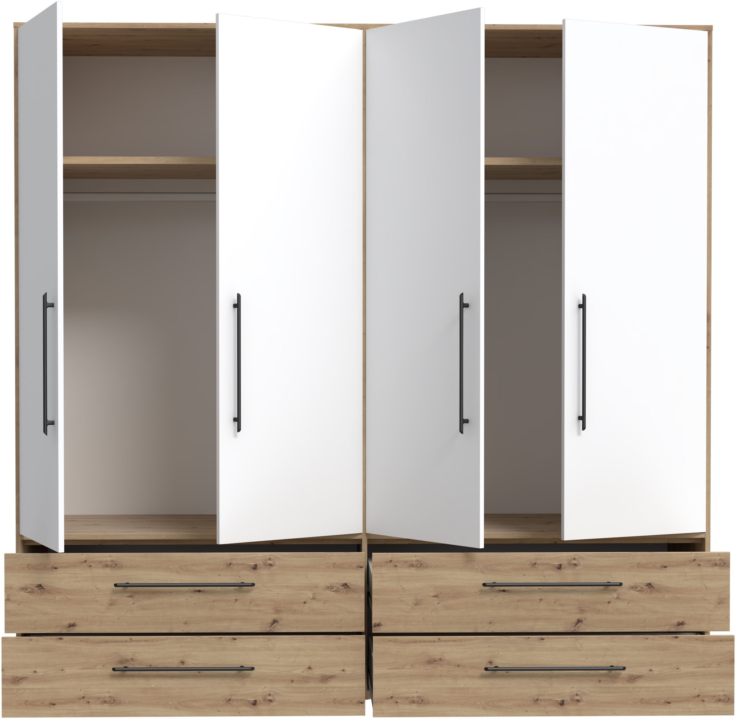 FORTE Kleiderschrank (B/H/T ca. 205,9x200,1x58,8cm) – Bild 5 von 5