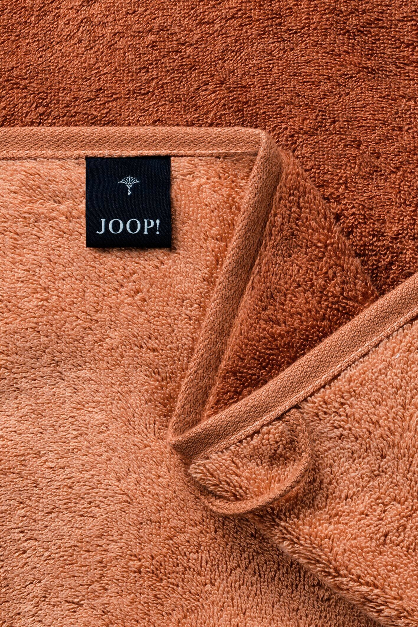 Joop! Gästehandtücher JOOP! - DOUBLEFACE Gästetuch-Set, CLASSIC (3-St) Textil LIVING Kupfer