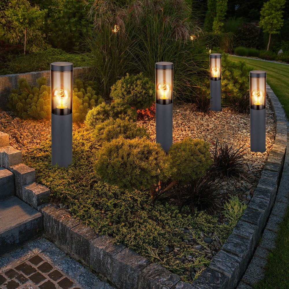 GLOBO LIGHTING Außen-Stehlampe, Leuchtmittel nicht inklusive, Sockelleuchte günstig online kaufen