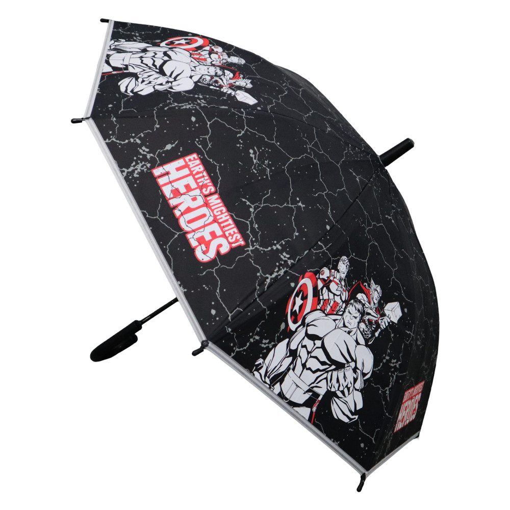 MARVEL Stockregenschirm Marvel Avengers Hulk Kinder Regenschirm Stabregenschirm Schirm