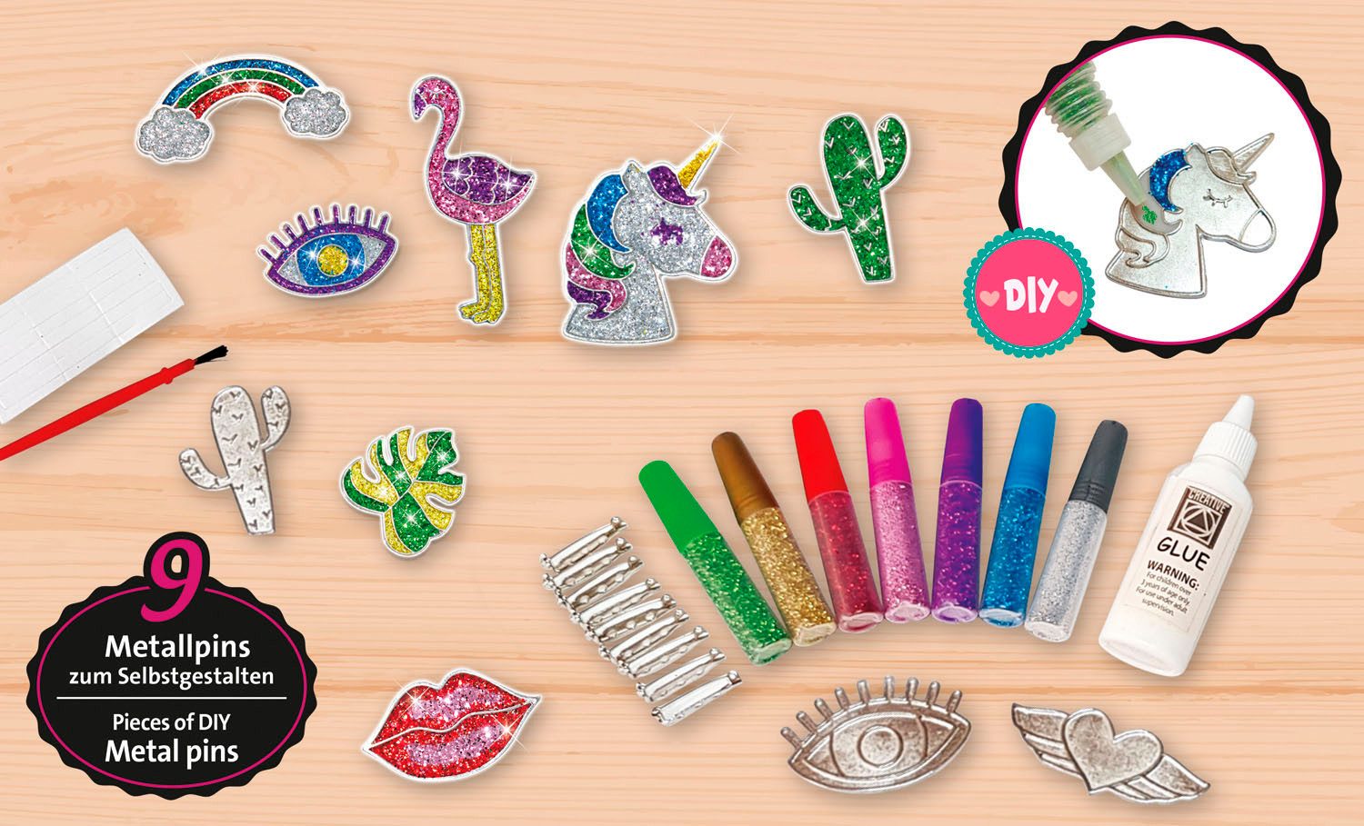 Lena® Kreativset Metal Sparkling Pin