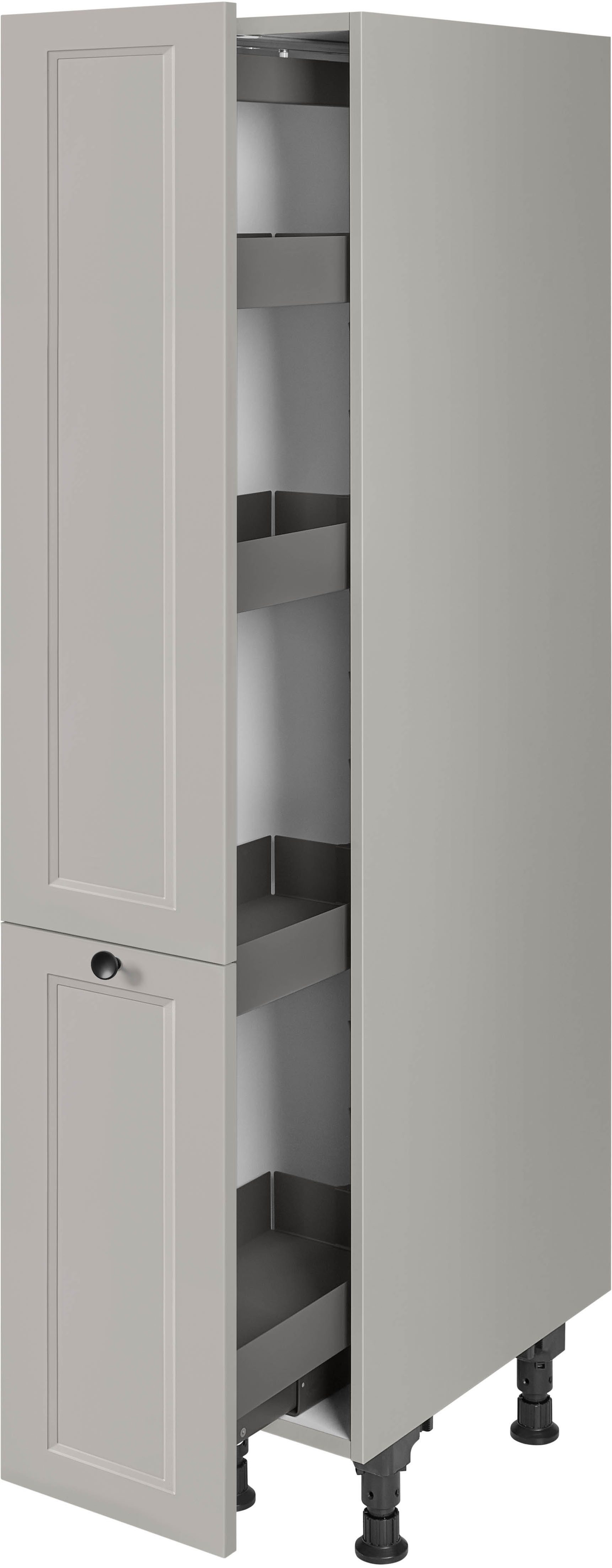 nobilia® Apothekerschrank "Cascada", mit 4 Einhängekörben, Breite 30 cm, Höhe 167,8 cm, vormontiert, Ein- und Auszugsdämpfung SoftStoppPro