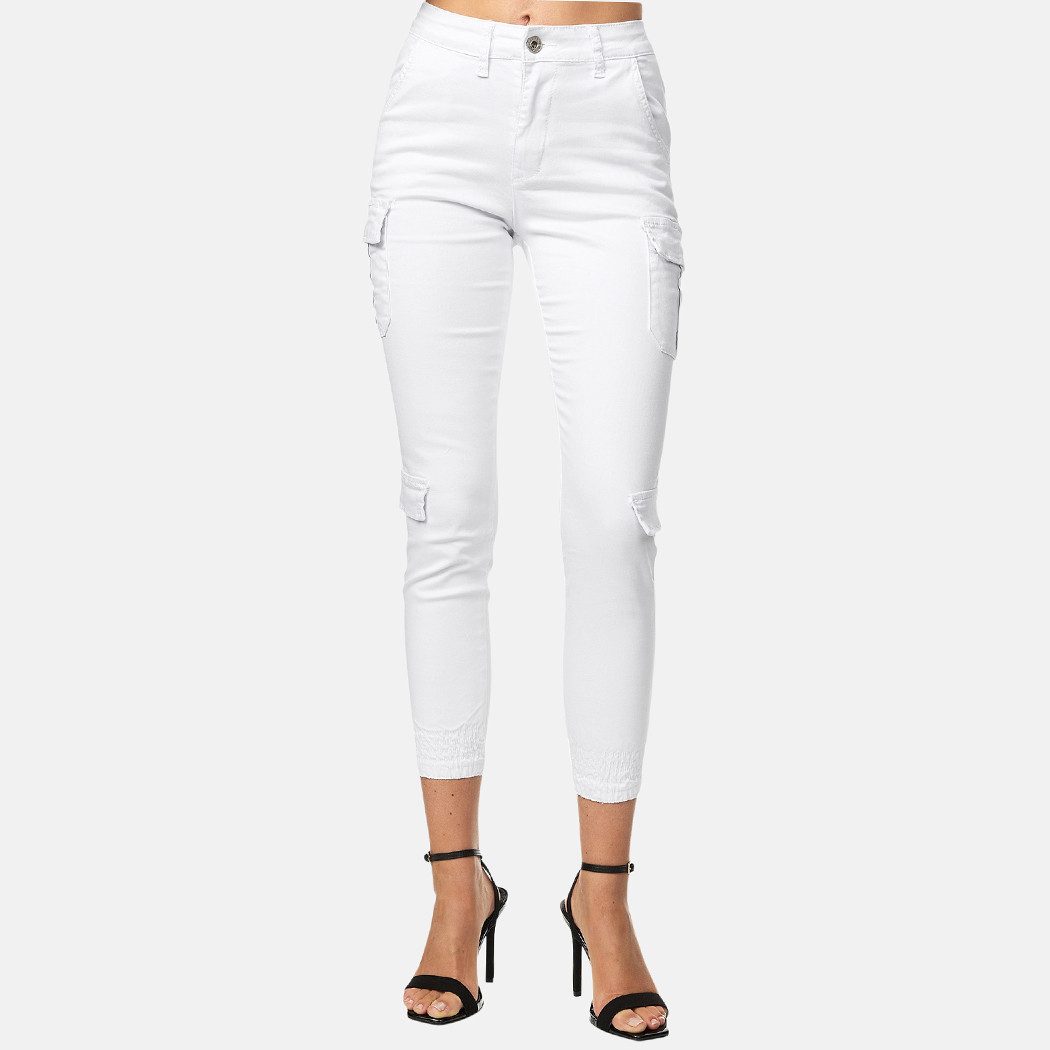 Elara Cargohose Elara Damen Slim Fit günstig online kaufen