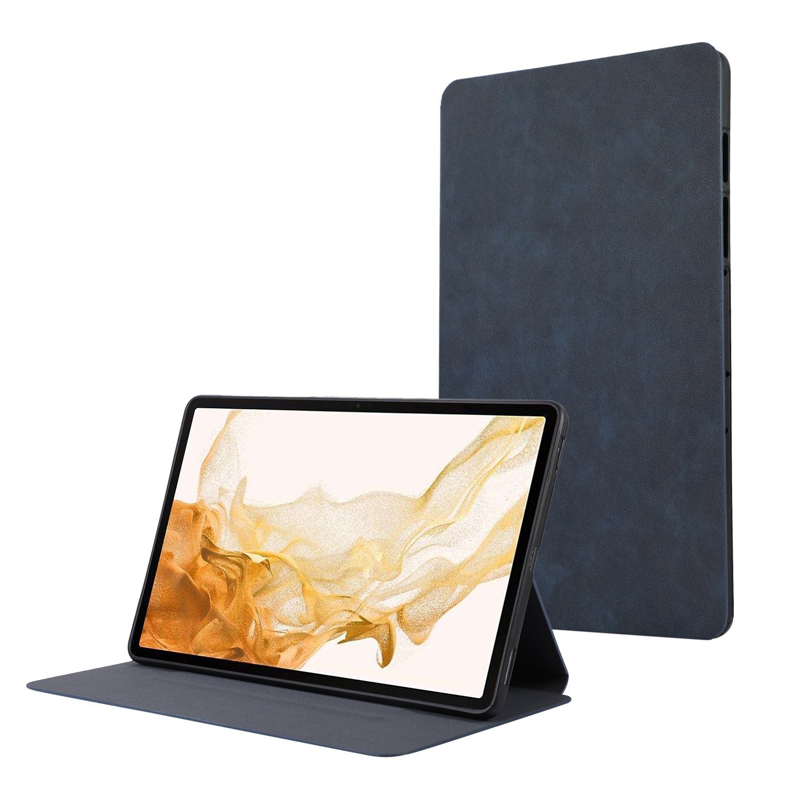 Lobwerk Tablet-Hülle Schutzhülle für Samsung Galaxy Tab S9 FE Plus+ X610/X616 2023 12.4, Wake & Sleep Funktion, Sturzdämpfung, Aufstellfunktion