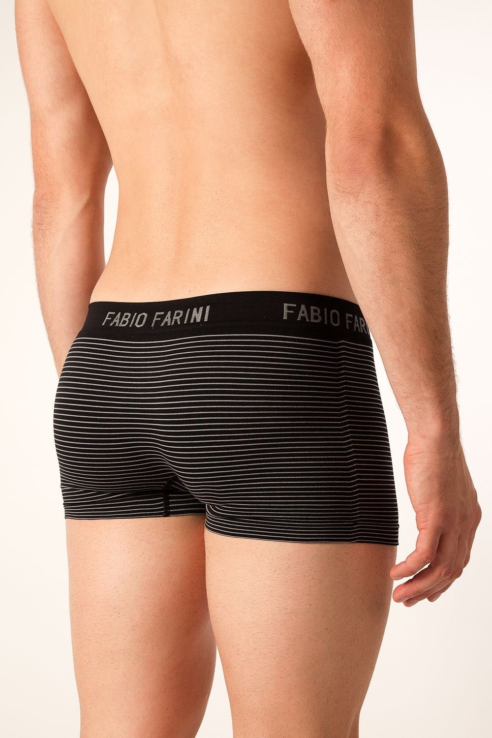 Fabio Farini Boxershorts Herren Retroshorts - Mehrpack aus weicher Microfaser (8-St) im sportlichen Look mit Logo-Bund, zufällig ausgewählte Farben – Bild 5 von 5
