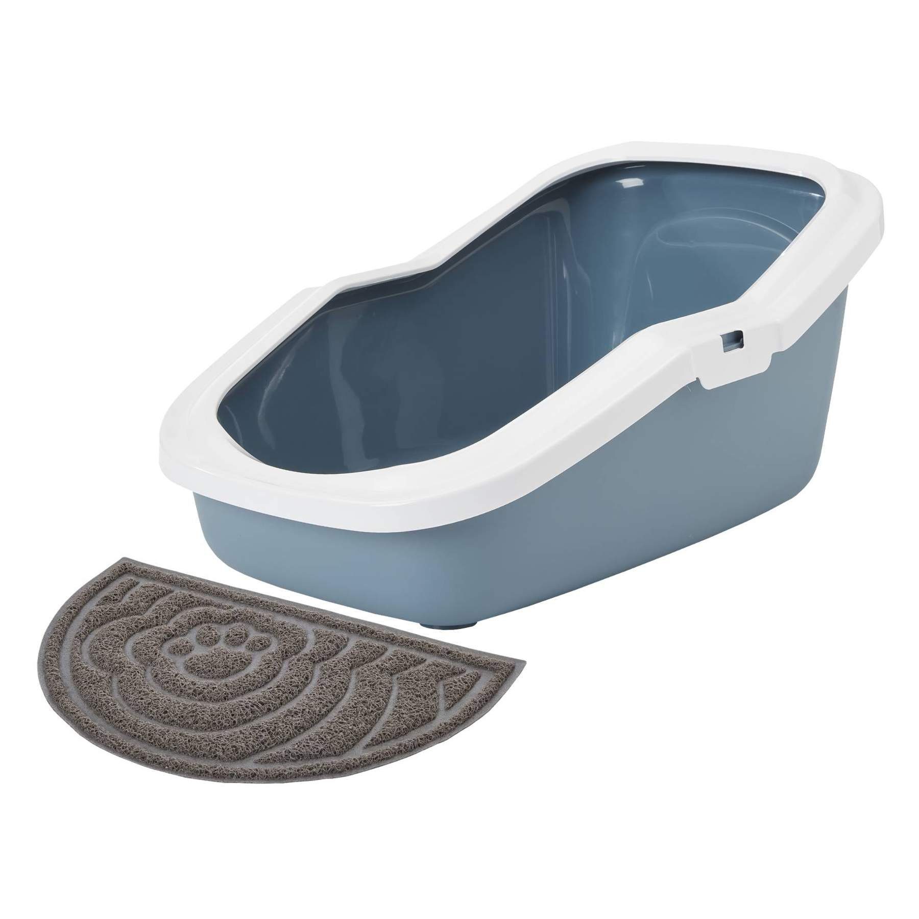 Katzentoilette Sparpaket Katzentoilette ASEO kleine + mittlere Katzen+Vorlegematte