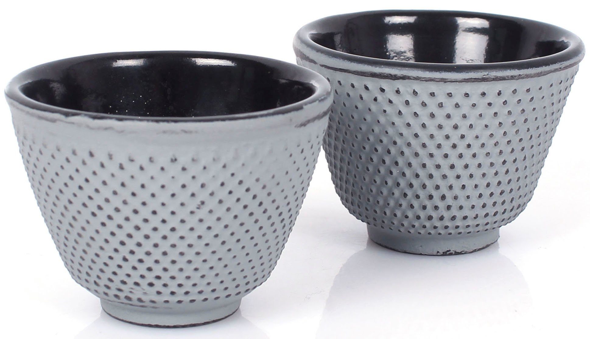 ECHTWERK Teeservice (4-tlg), 2 Personen, Gusseisen, Gusseisen, im Vintage-Design, 1,1 Liter, mit abnehmbarem Sieb