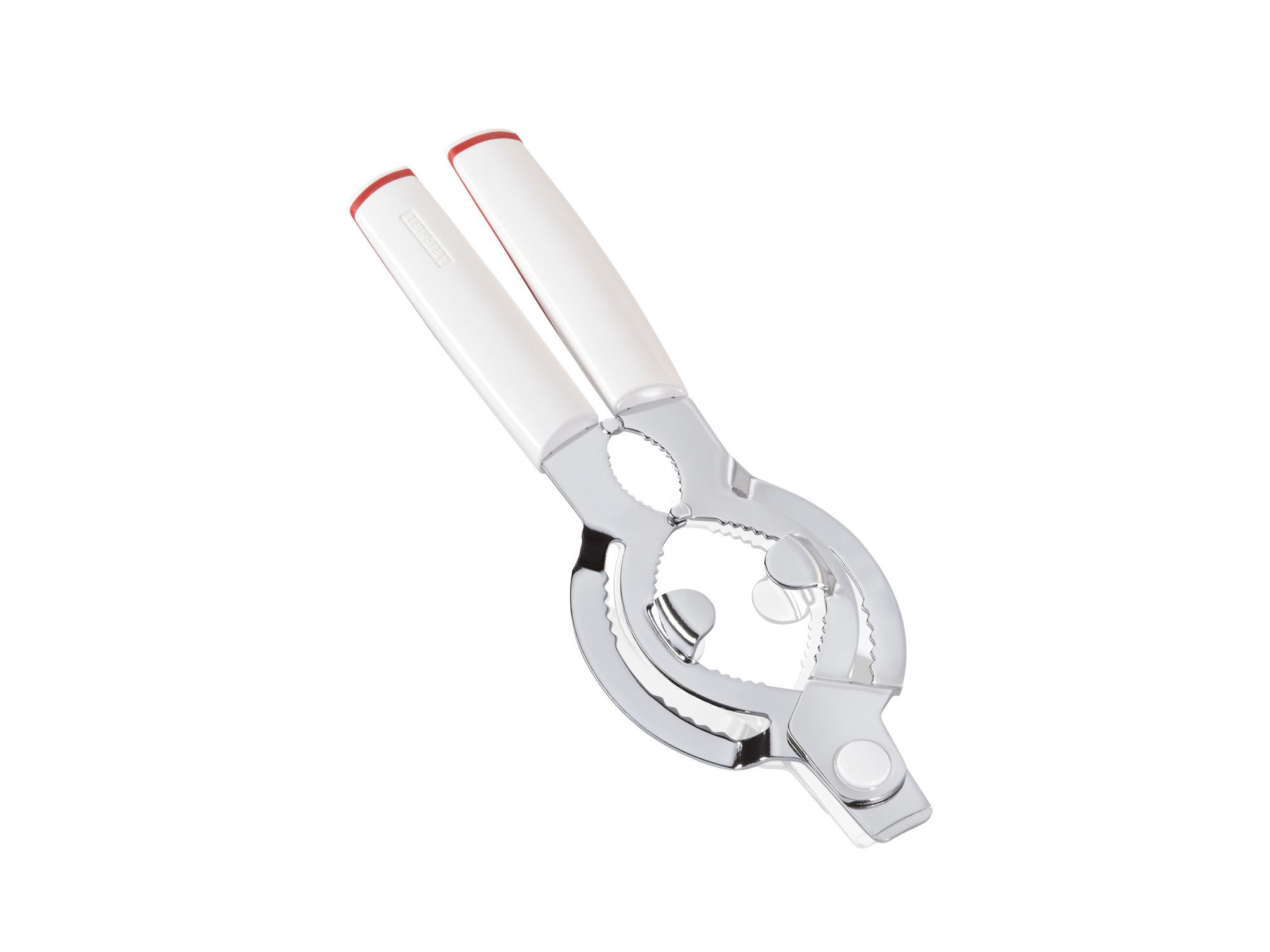 Leifheit Dosenöffner Deckelöffner, Kunststoff, Zwei-Zonen-Griff, öffnet Gläser, Flaschen und Tuben