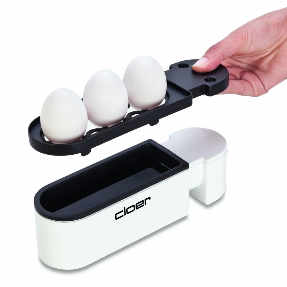 Cloer Eierkocher Eierkocher 6021 Weiss für 3 Eier.