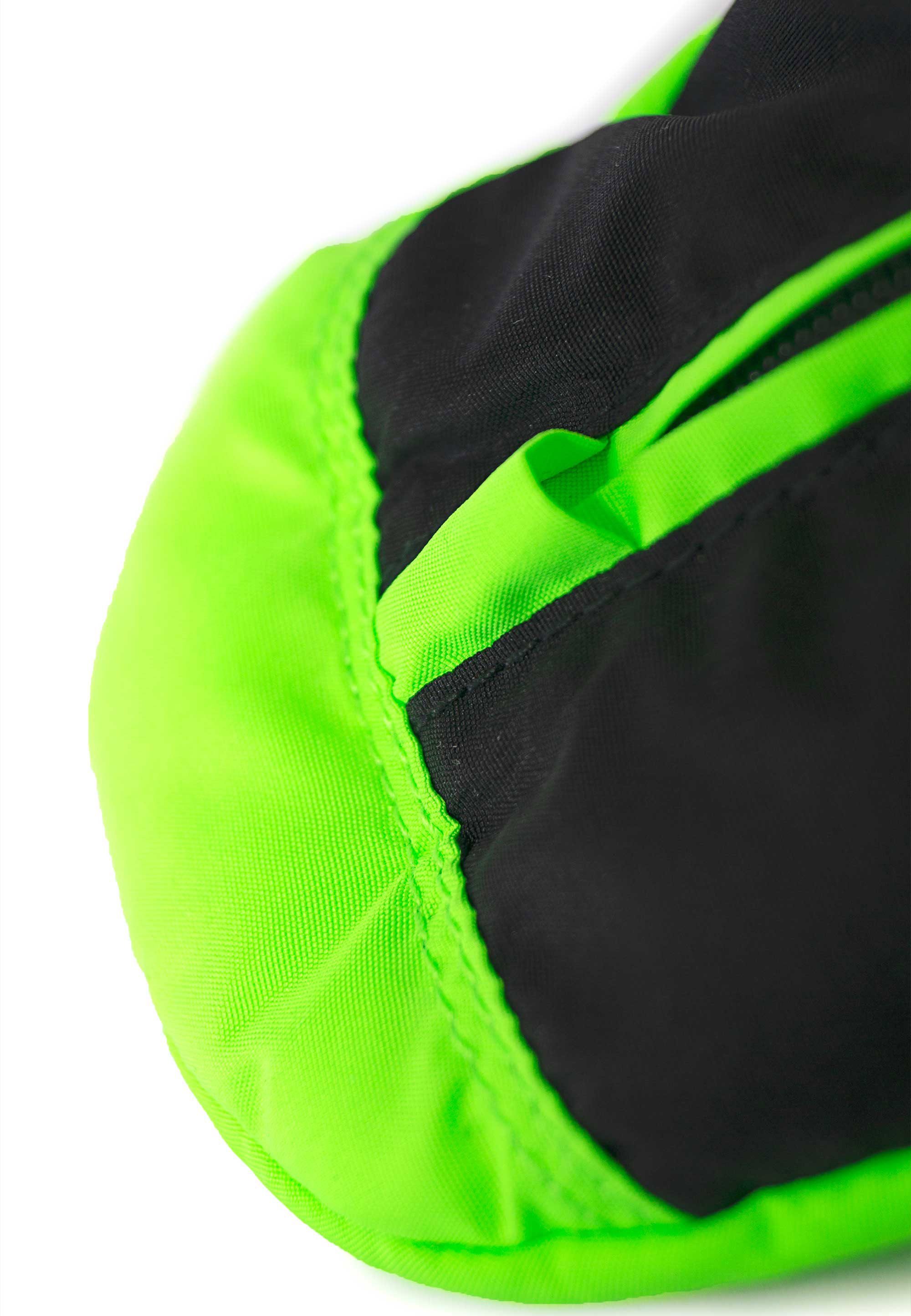 Fäustlinge schwarz-grün atmungsaktivem Material extra Tom Mitten aus Reusch