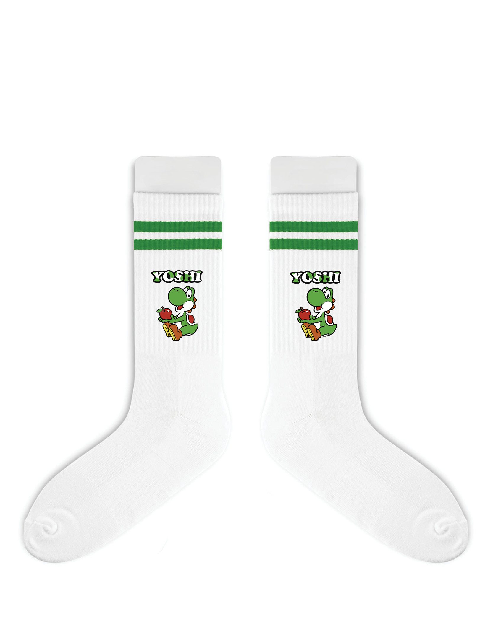 Youth Designz Tennissocken Yoshi Unisex Socken Geschenk für Jungen und Mädchen mit verstärkter Verse und Zehenbereich