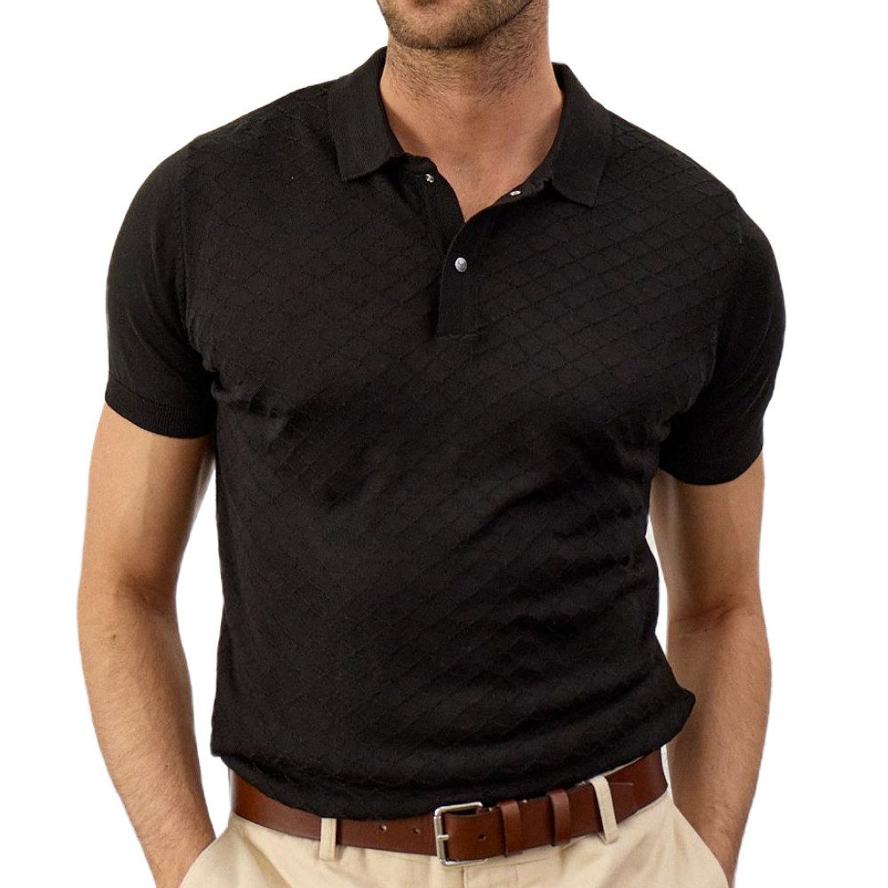 danger Poloshirt Strick-T-Shirt Herren – Rundhals, günstig online kaufen