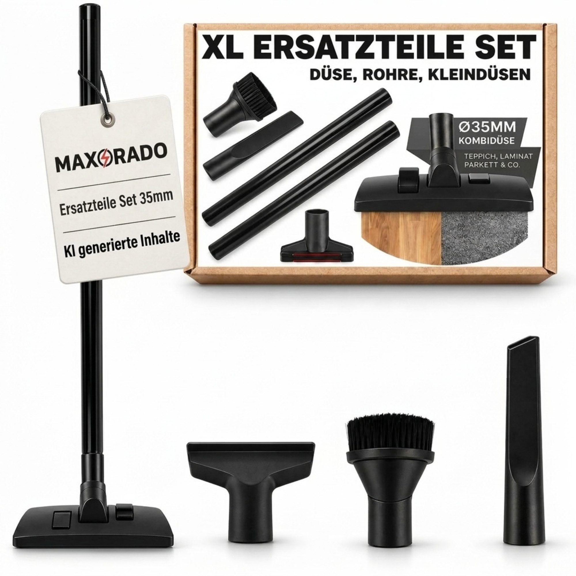 Maxorado Staubsaugerdüsen-Set Ersatzteile für Siemens Kärcher Hilti Eibenstock Festool Staubsauger, Zubehör für Nass- und Trockensauger, (Zubehör Bodendüse Saugrohr), Rohr Düse Bürste Industriestaubsauger