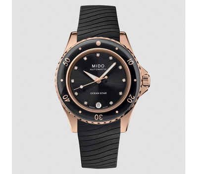 Mido Schweizer Uhr Damenuhr Automatik Ocean Star 36.5