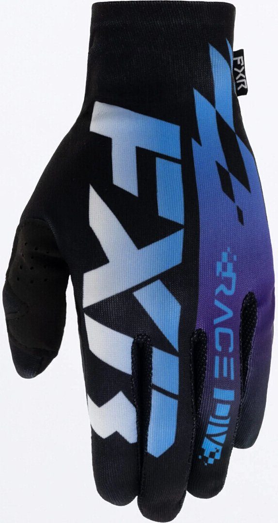 FXR Motorradhandschuhe Pro-Fit Lite Motocross Handschuhe Black/Purple