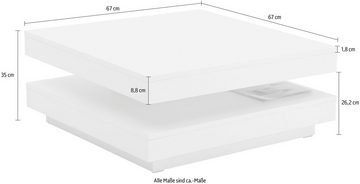 HELA Couchtisch BEN, mit drehbarer Platte