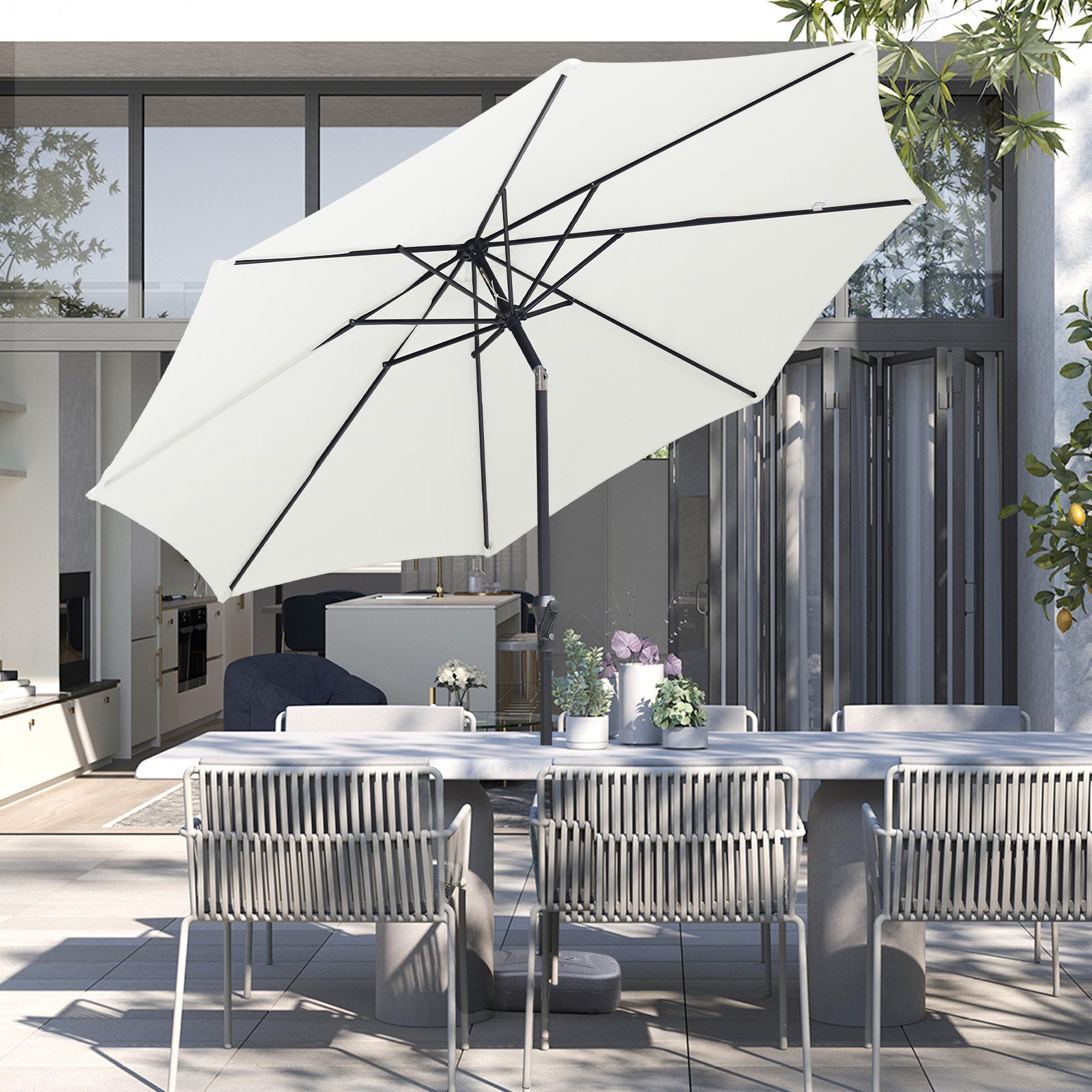 Sekey Sonnenschirm ø 300 cm Alu günstig online kaufen