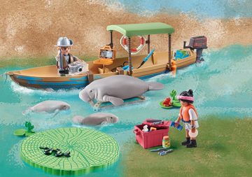 Playmobil® Konstruktions-Spielset Wiltopia - Bootsausflug zu den Seekühen (71010), Wiltopia, (71 St), teilweise aus recyceltem Material; Made in Europe