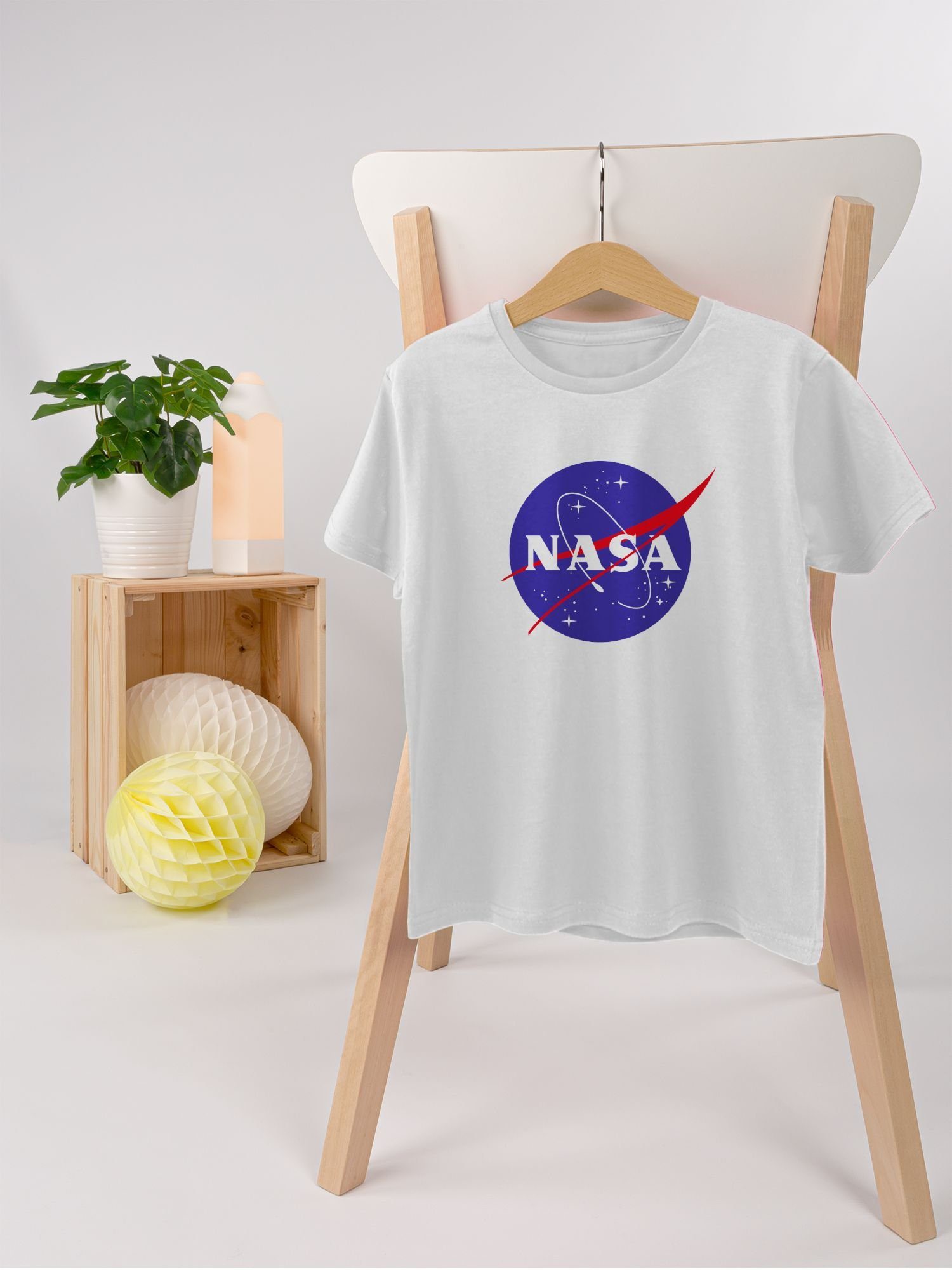 Nasa Shirtracer Logo und T-Shirt Meatball 1 Kinderkleidung Weiß Co