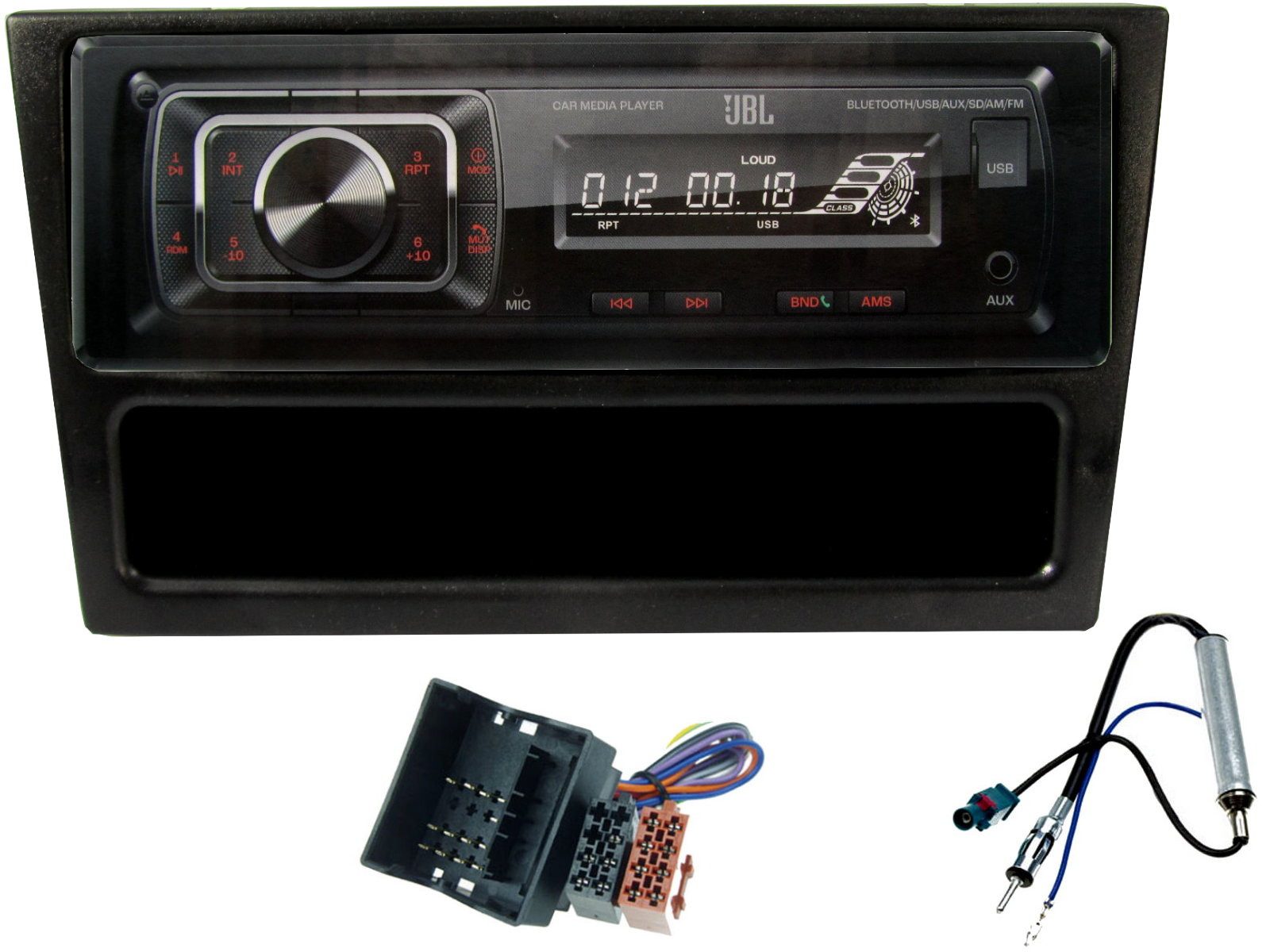 DSX JBL Bluetooth USB Aux In SD Karten Radio für Opel Astra H Bj 04-10 Autoradio