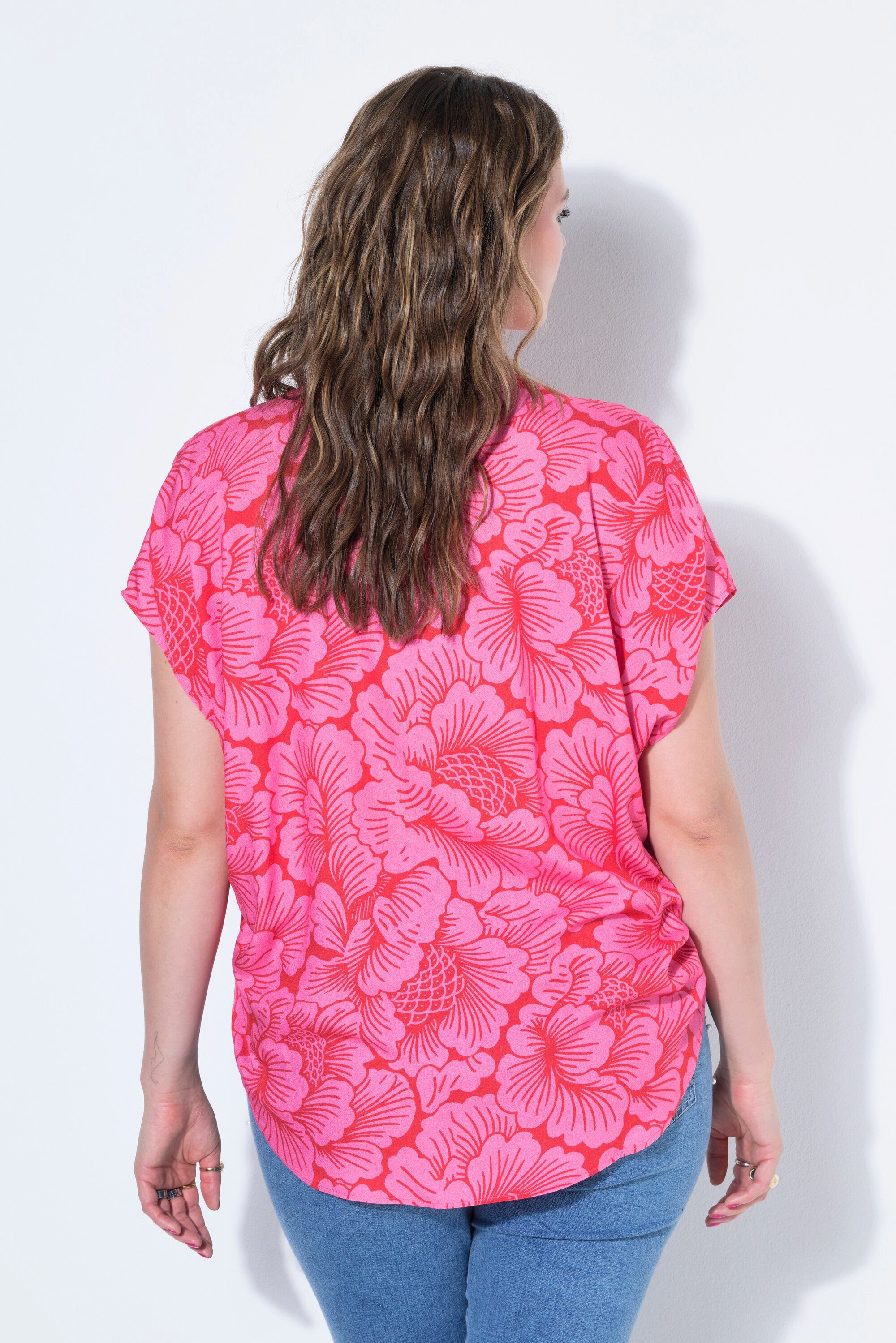 Studio Untold Hemdbluse Blusenshirt oversized Flower-Print