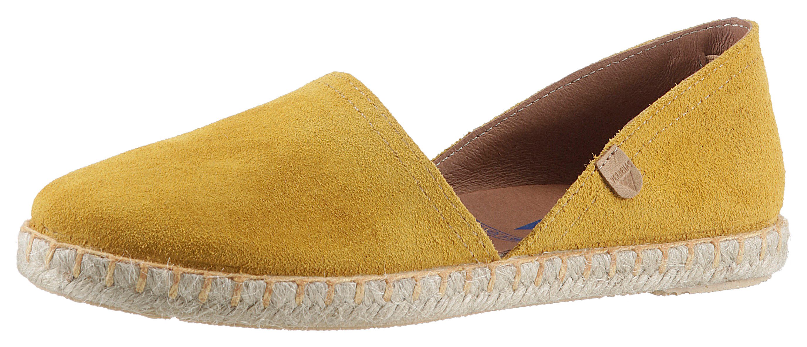 VERBENAS Espadrille, Schlupfschuh, Sommerschuh, Loafer mit typischem Jute-Rahmen