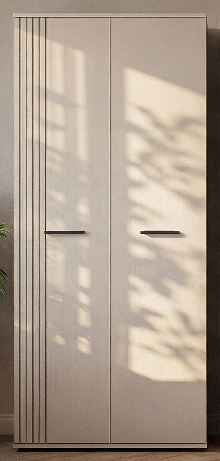 Inn.Furn Kleiderschrank Jolly (Kinder- und Jugendzimmer Schrank in Kaschmir, 2-türig, 90 x 190 cm) mit viel Stauraum