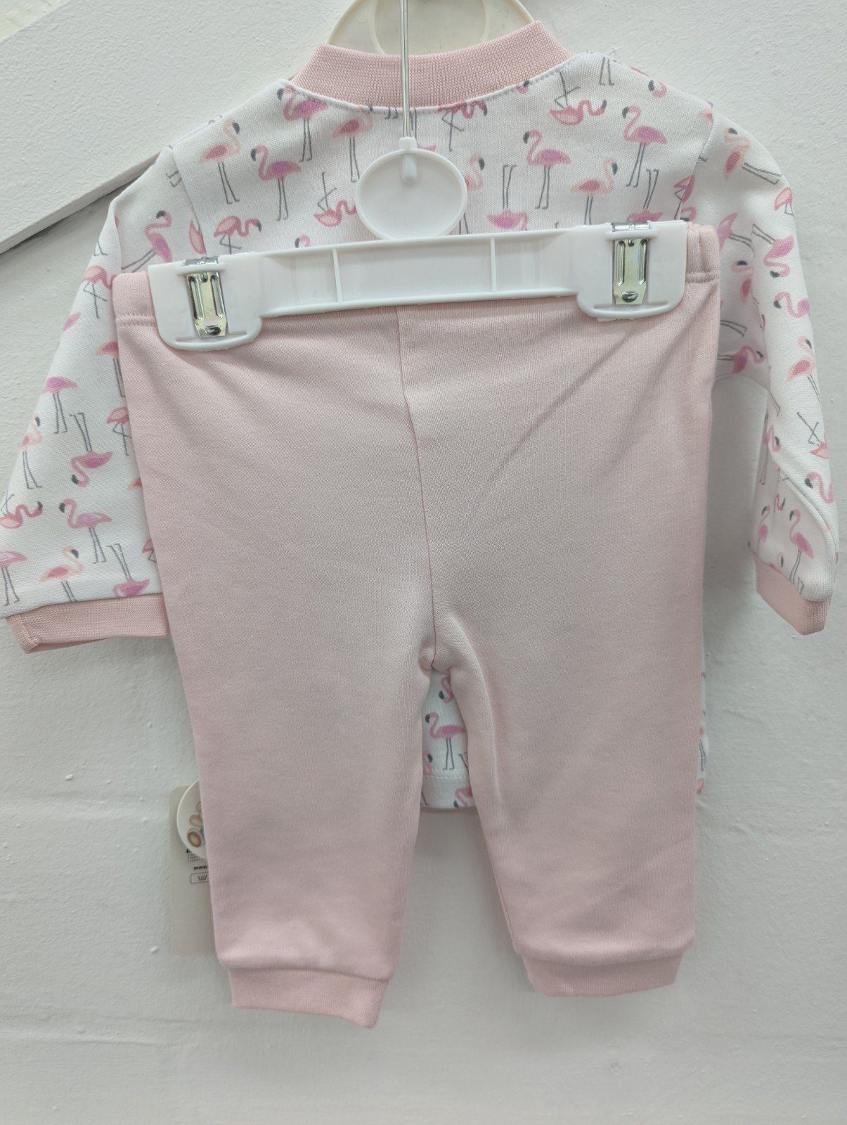 albimini Schlafanzug Baby Schlafset 2 Teiler (2 Flamingo Teiler)