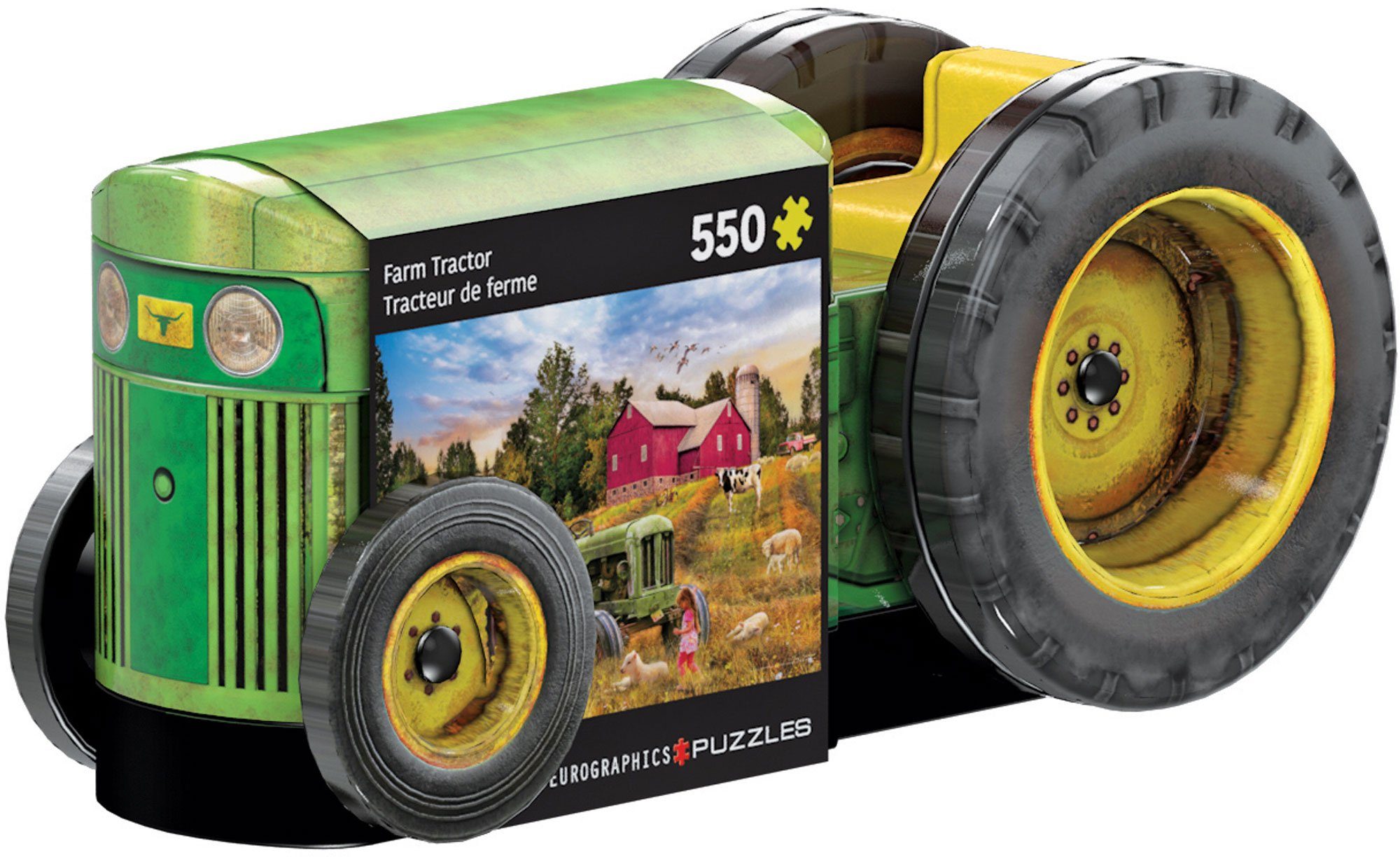 Traktor Teile Geschenkdose, - Puzzle Puzzleteile 550 passender in Puzzle empireposter
