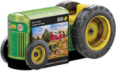 empireposter Puzzle Traktor - 550 Teile Puzzle in passender Geschenkdose, Puzzleteile