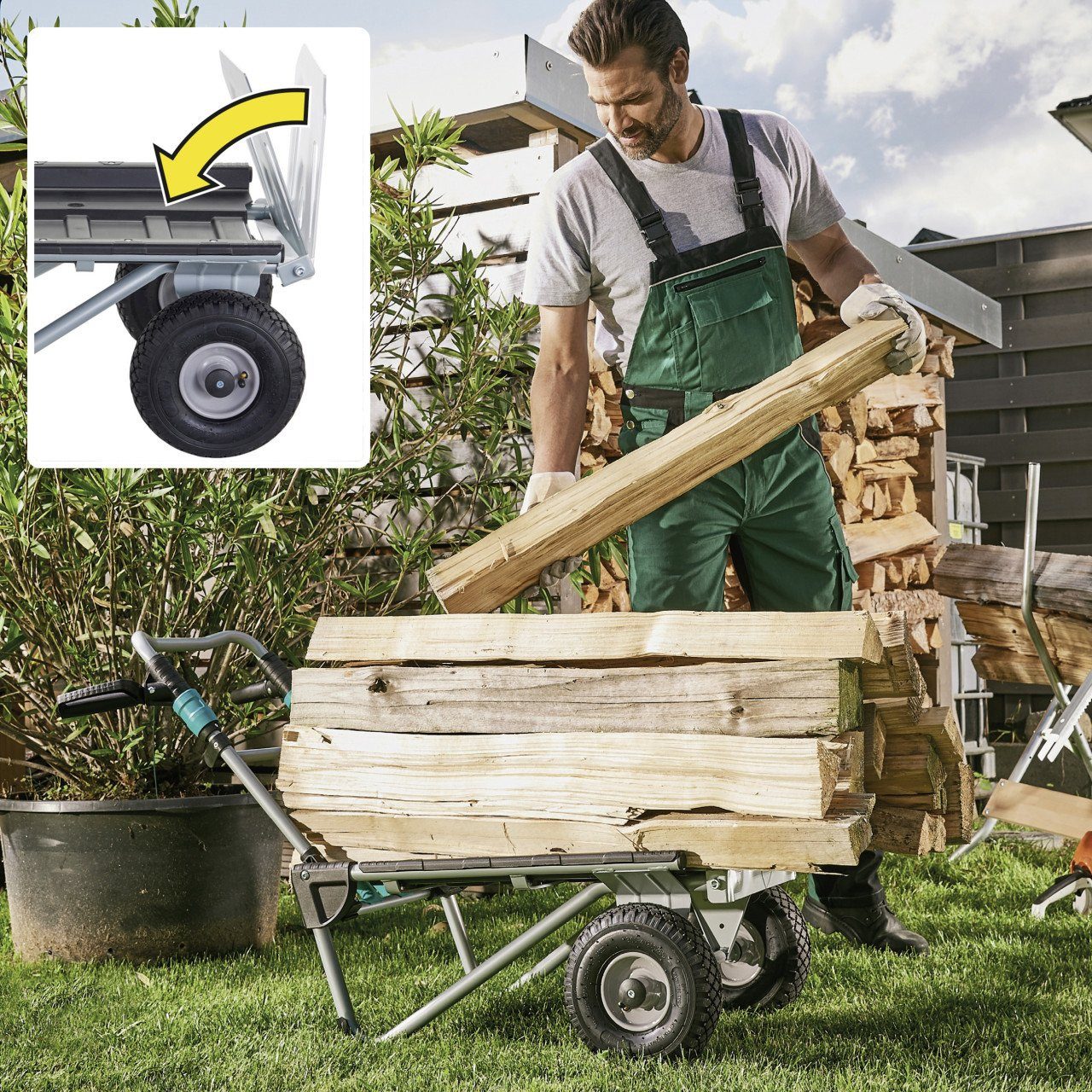 Wolfcraft Sackkarre Wolfcraft Transportsystem TS 2500 klappbare