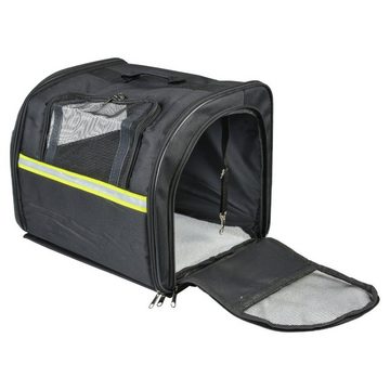 DUVO+ Tierfahrradkorb Fahrradtasche für Gepäckträger schwarz