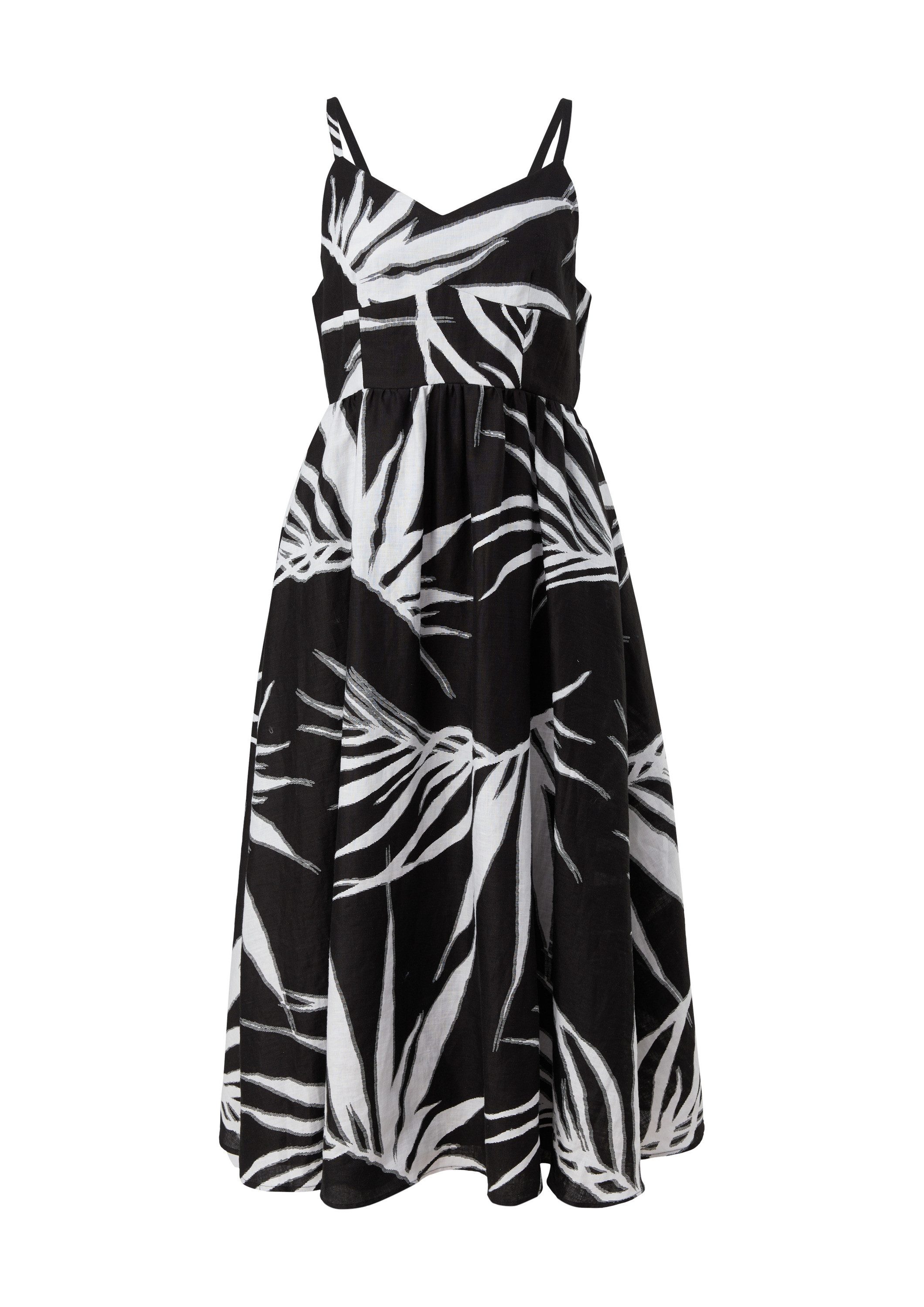 comma Midikleid Kleid Midikleid aus Leinen günstig online kaufen