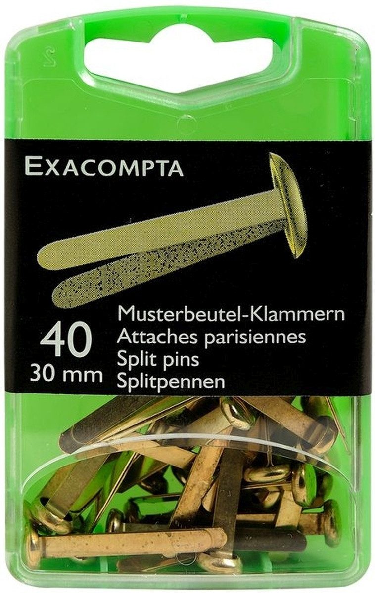 Versandkarton Musterbeutel-Klammern 30mm VE=40 Stück