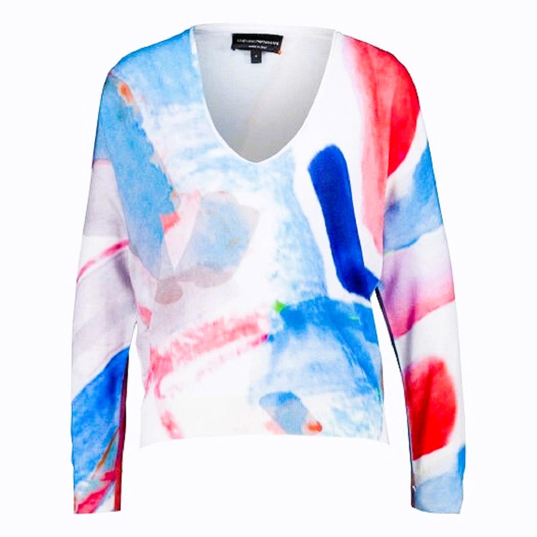 Emporio Armani Stillpullover Emporio Armani Damen Pullover, EMPORIO ARMANI V-Neck Damen Pullover mit V-Ausschnitt