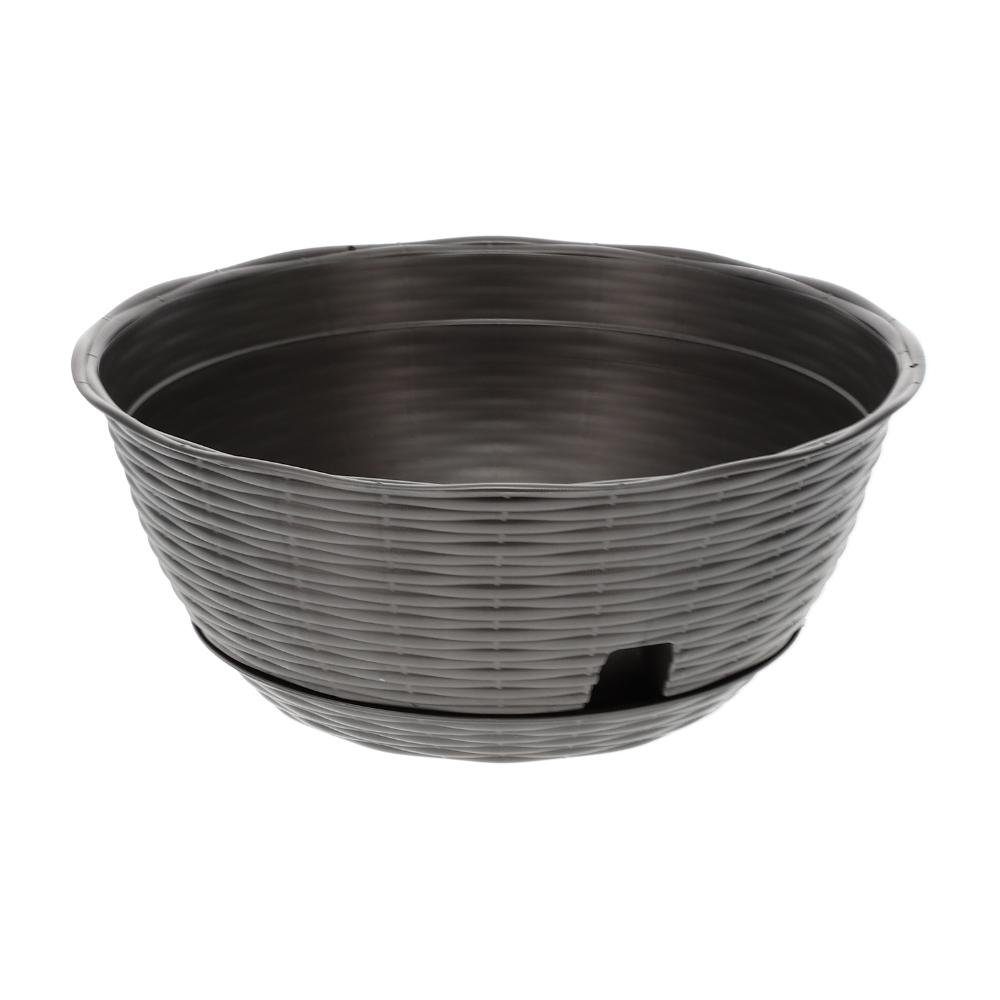 GarPet Pflanzschale Pflanzschale Blumenschale Untersetzer Rattan günstig online kaufen
