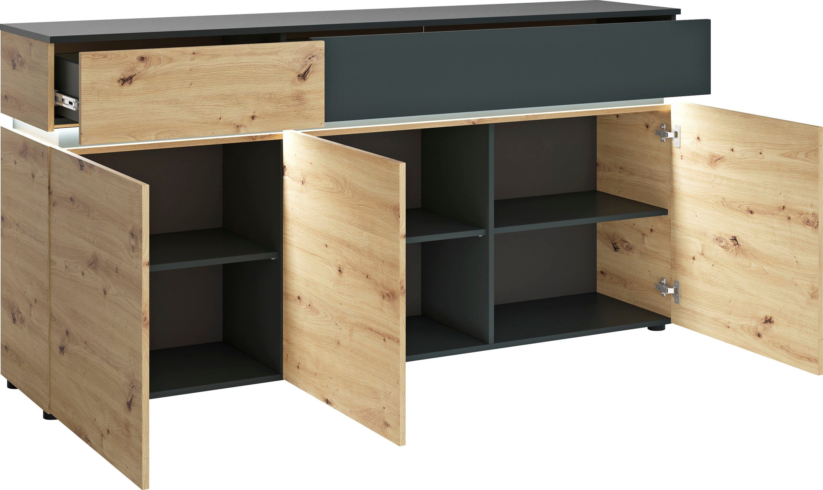 Home affaire Sideboard Luci, Breite 180, 5 cm
