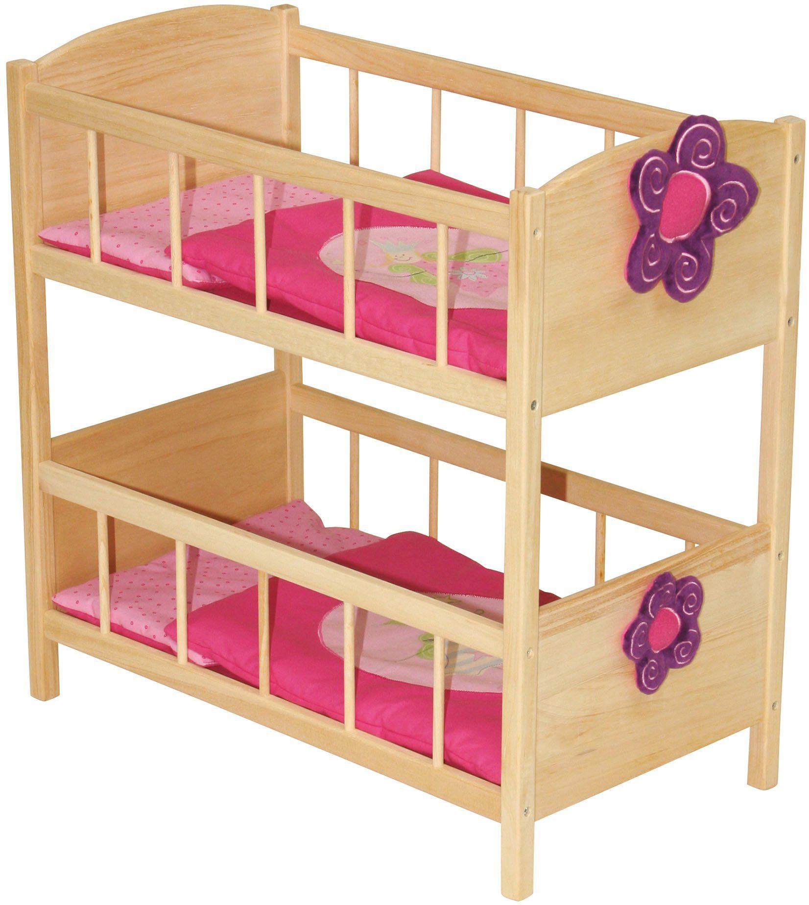 roba® Puppenbett Puppenetagenbett, Happy Fee günstig online kaufen