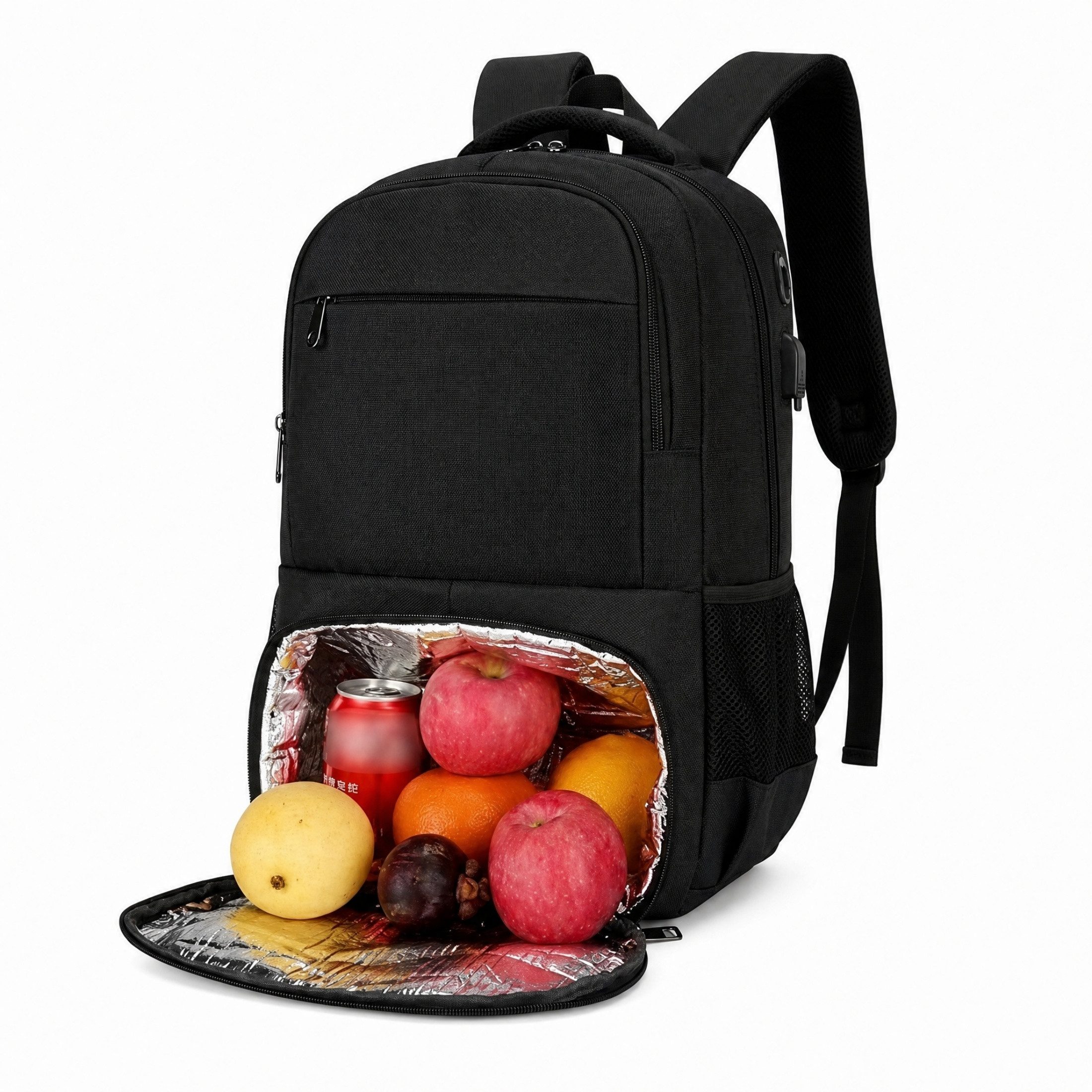 Blossom Laptoprucksack Laptop Rucksack Rucksäcke Schulrucksack Wasserbeständig Laptoptasche (Businessrucksack mit Laptopfach, isoliertem Fach, USB-Anschluss), für Herren Damen Jungen Teenager Freizeit Arbeit Business Reisen