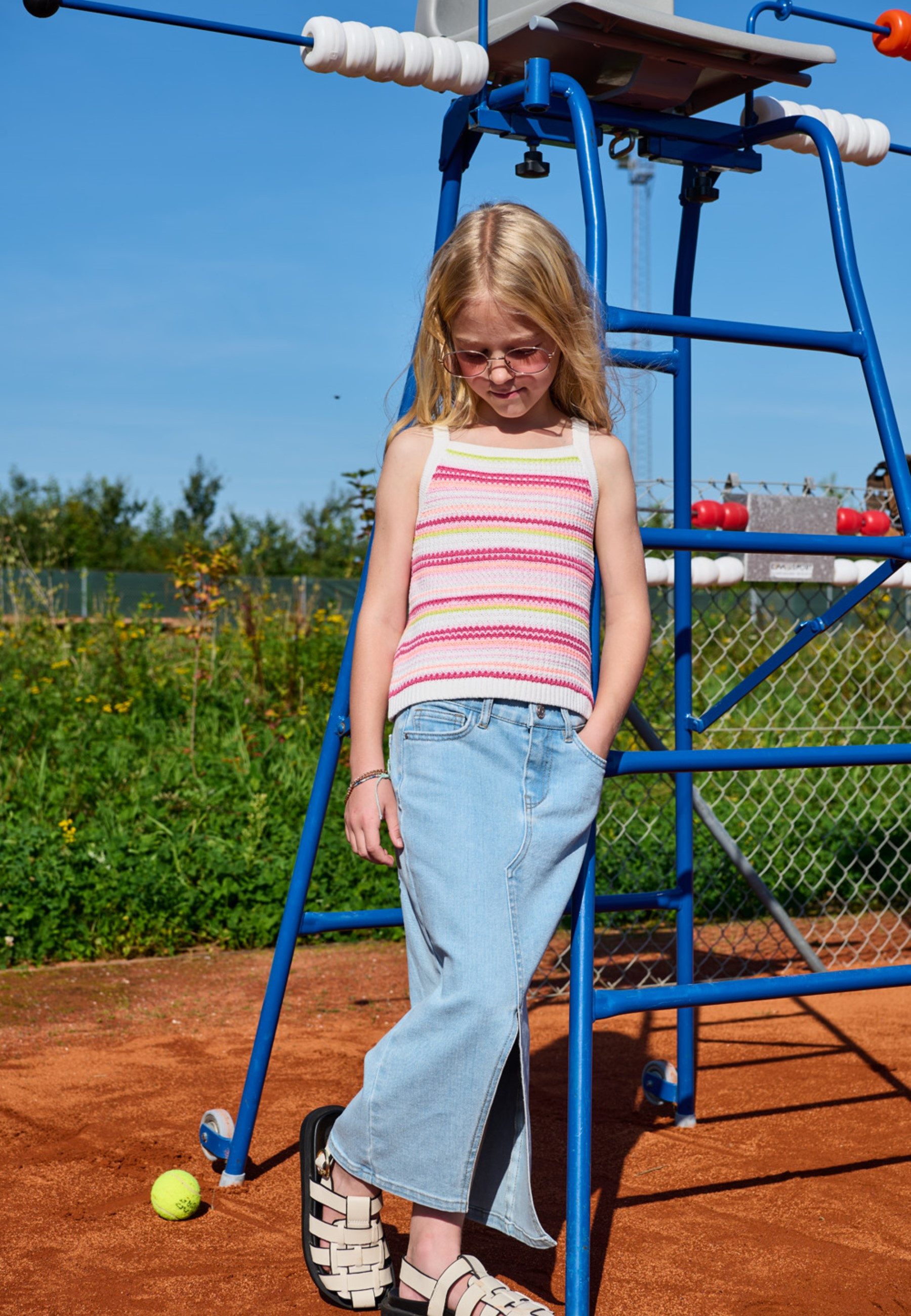 KIDS ONLY Jeansrock KOGSIRI FRONT SLIT SKIRT DNM GUA NOOS