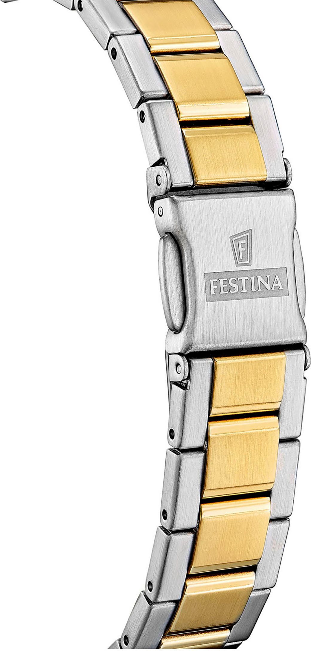 Festina Quarzuhr Mademoiselle F20702/2, Armbanduhr, Damenuhr, Edelstahlarmb günstig online kaufen