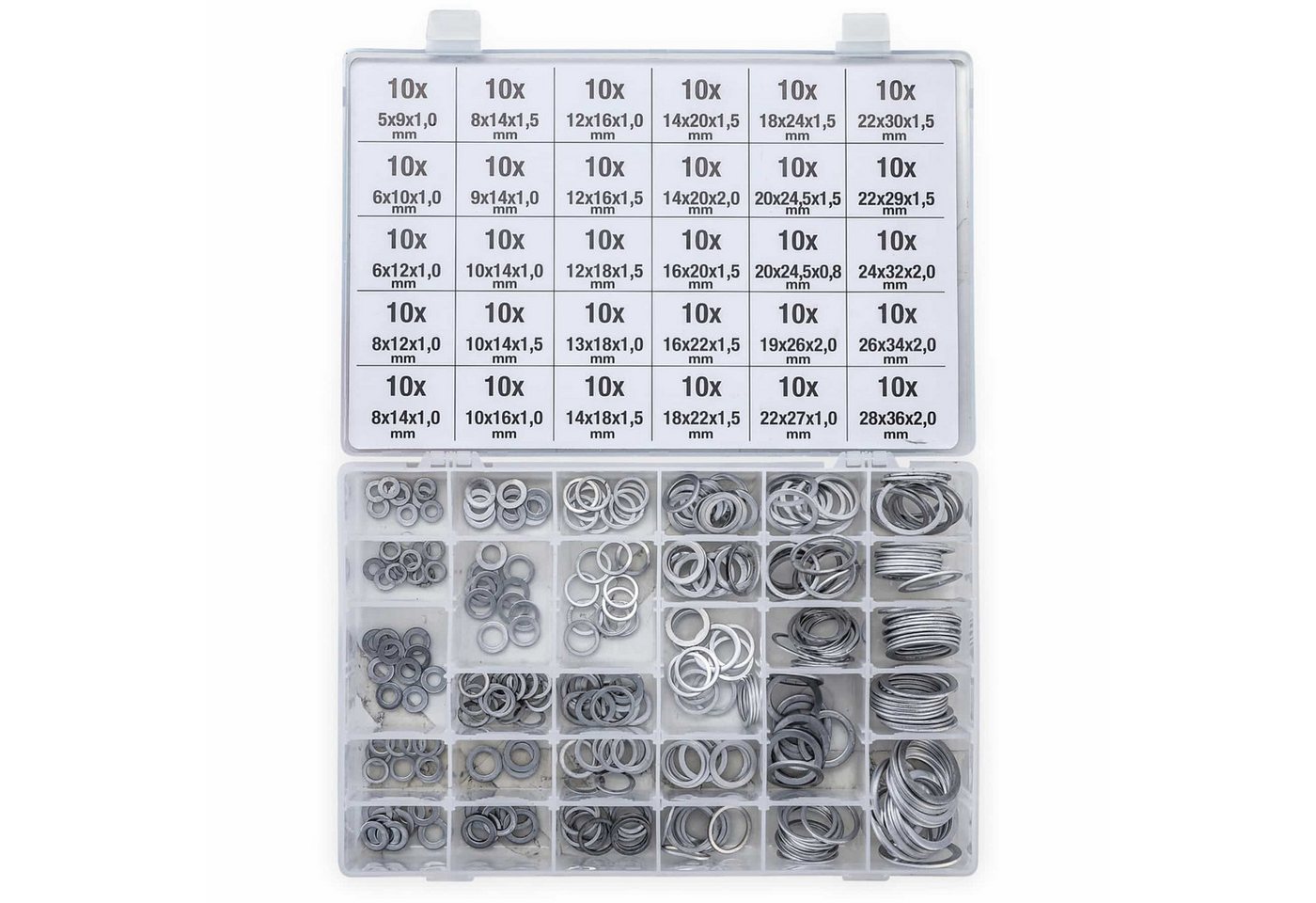 Thumbnail - BGS technic Dichtring BGS TECHNIC Sort. Dichtring, 8143, Aluminium