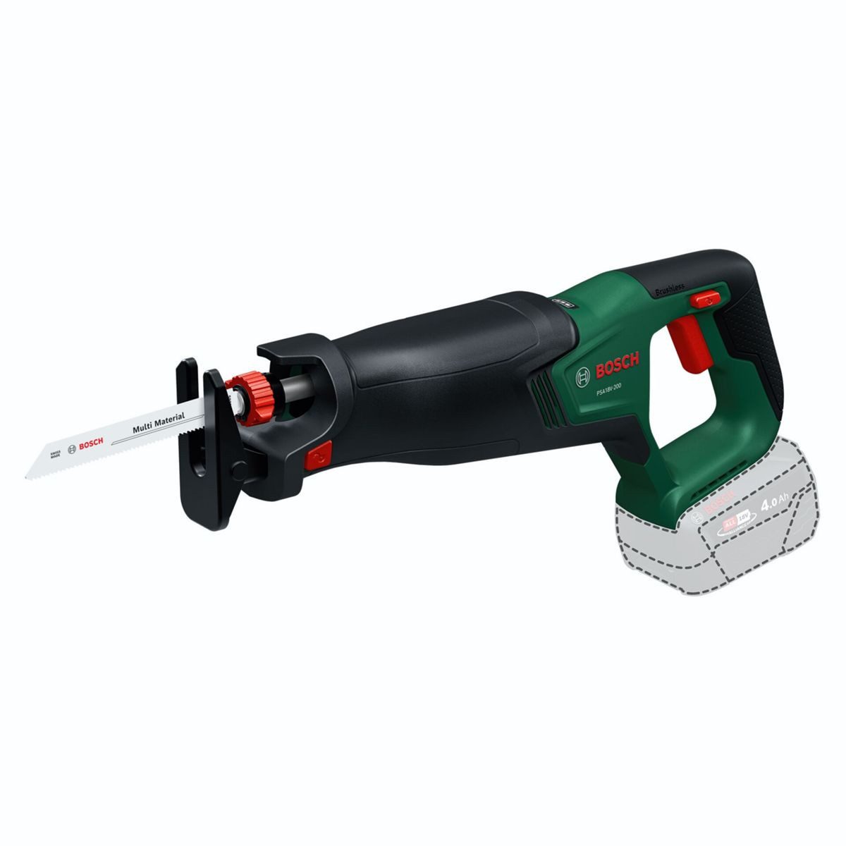 BOSCH Akku-Stichsäge Akku-Säbelsäge PSA18V-200