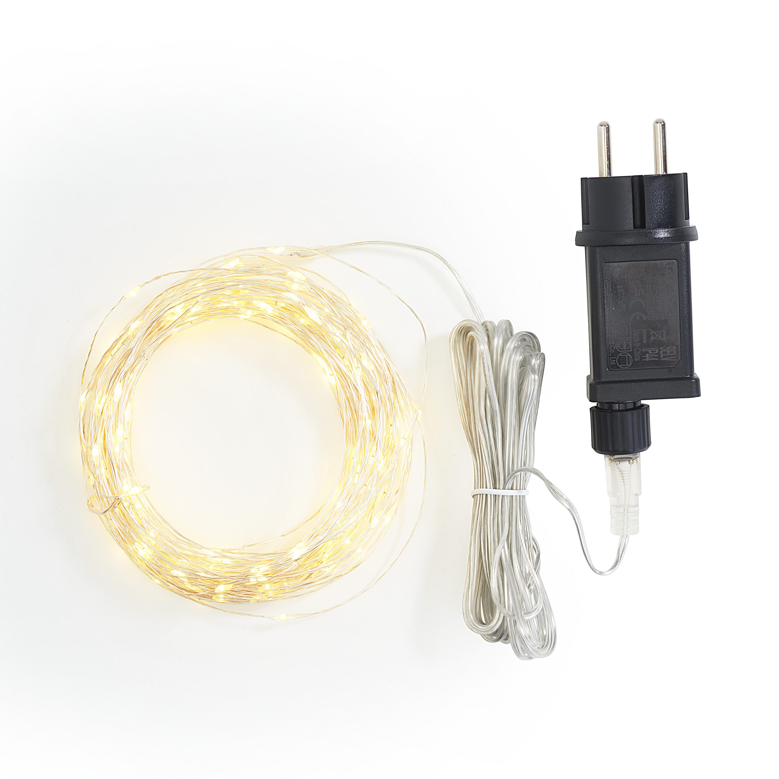 VBS Lichterkette Mico LED, 200 LED´s, für Außen