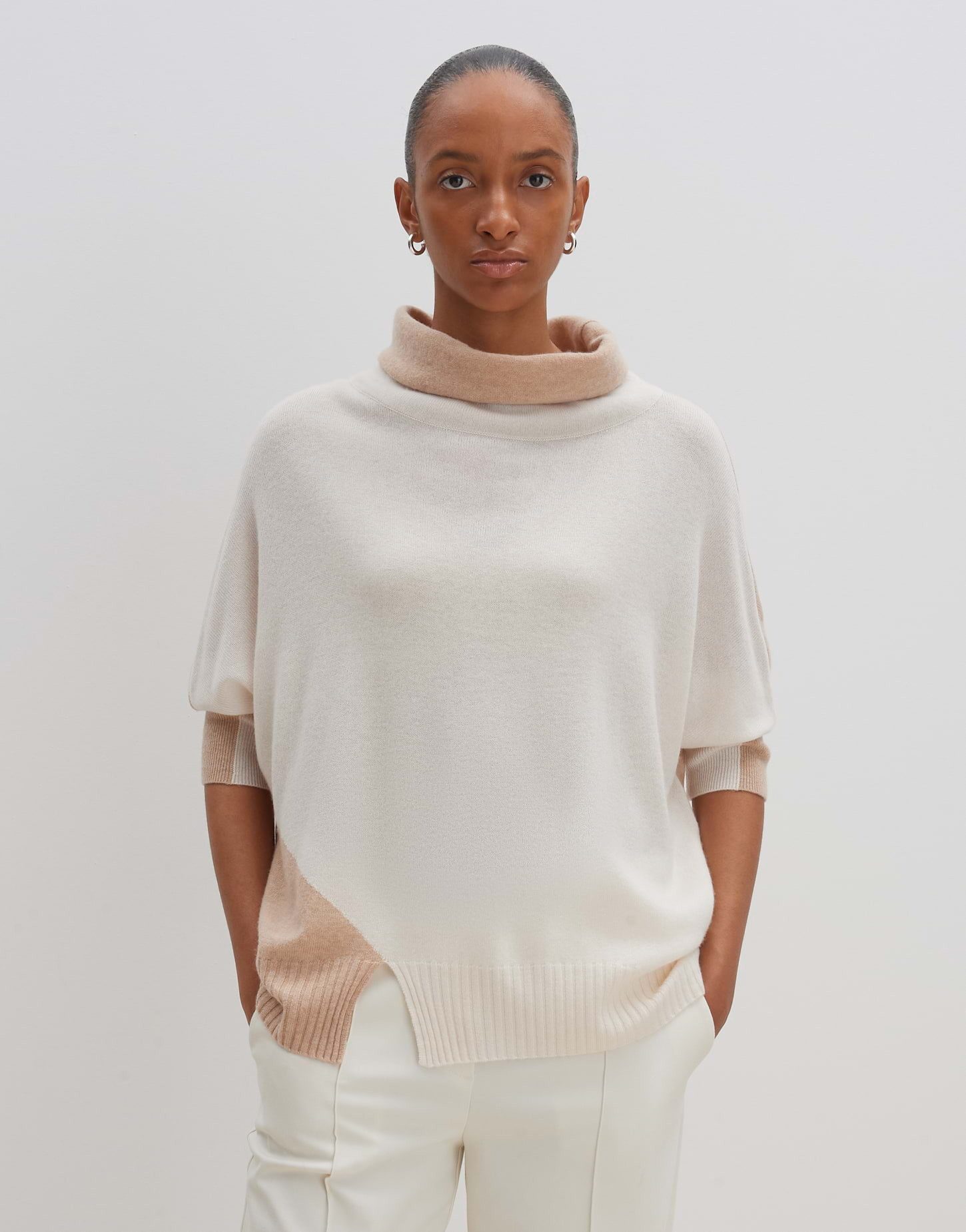 Strickpullover Strickpullover TEMILY Loose aus Wolle und Kaschmir